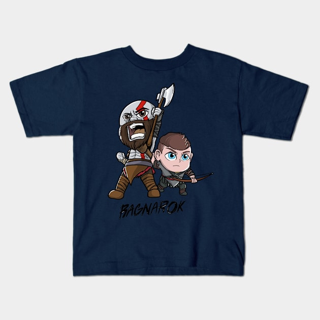 Ragnarök cute Kids T-Shirt by sullyink